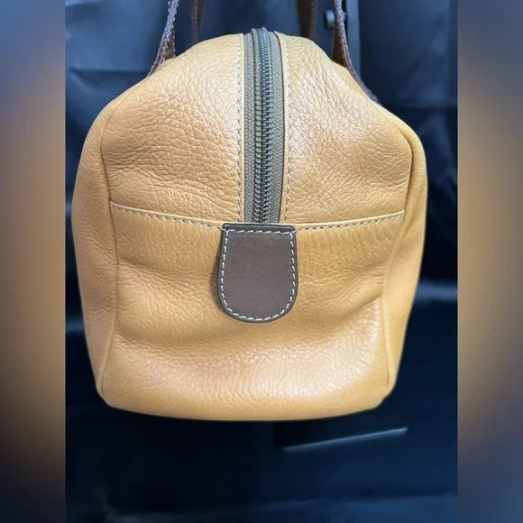 Loewe Anagram Leather Handbag w/ Brown Leather Straps - Vintage - Picture 4 of 16